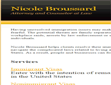 Tablet Screenshot of nicolebroussard.com